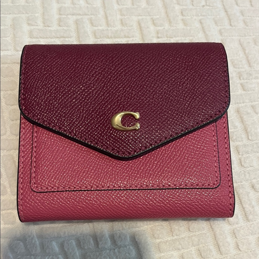 Coach Pink and Burgundy Wallet